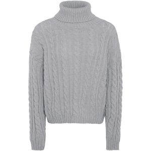 Trui - Knitwear - Effen - Col - Lange Mouw