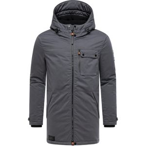 STONE HARBOUR Winterjas  antraciet / zwart