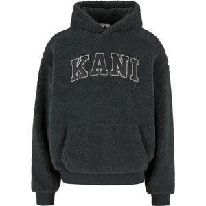 Karl Kani - Sweatshirt - Antraciet/Wit - Met Capuchon