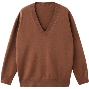 MANGO Trui 'Festo'  roestbruin