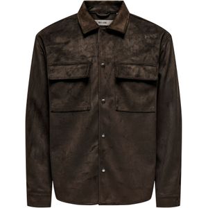 Onsravi - Shacket - Kort - Met Gespreide Kraag - Knoopsluiting - Borstzakken