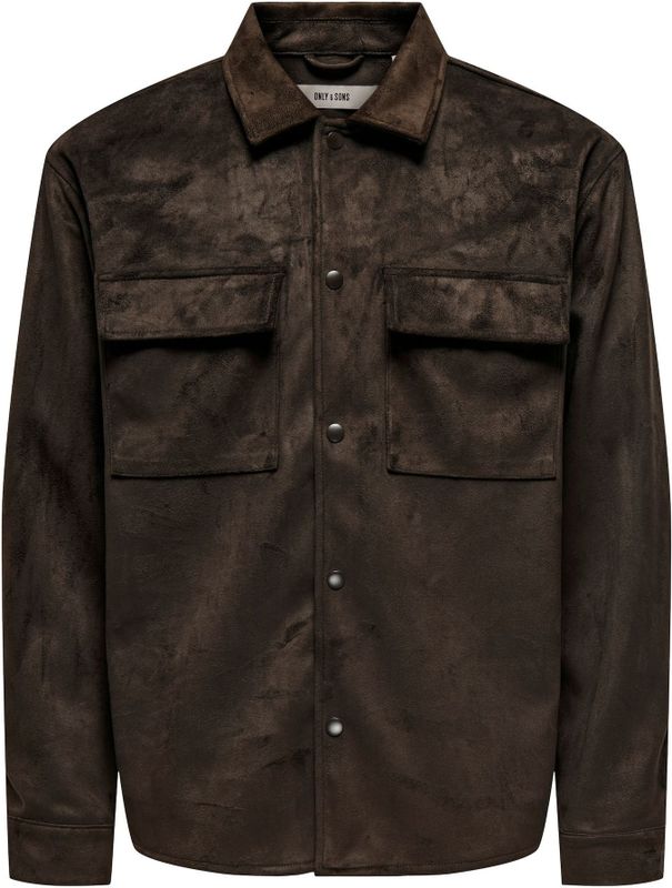 Onsravi - Shacket - Kort - Met Gespreide Kraag - Knoopsluiting - Borstzakken