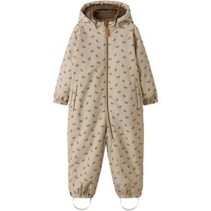 Lil'Atelier Functioneel pak 'Lasnow10'  beige / chocoladebruin / olijfgroen