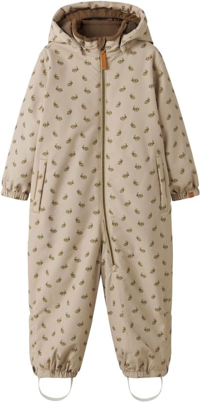 Lil'Atelier Functioneel pak 'Lasnow10'  beige / chocoladebruin / olijfgroen