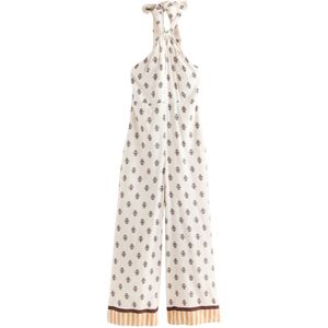 Next Jumpsuit  crème / lichtbruin / donkerbruin / zwart