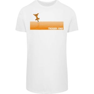 F4NT4STIC Shirt 'Disney Winnie The Pooh Tigger 1968'  oranje / zwart / wit