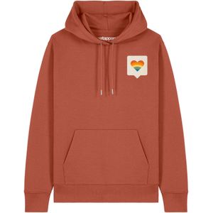 Watapparel Sweatshirt ' Von Herzen '  lichtbruin / gemengde kleuren