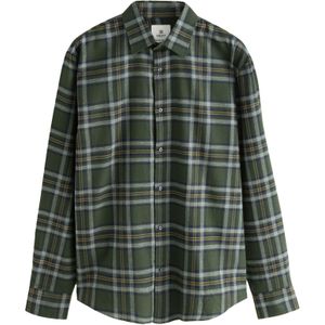 Next Overhemd  donkerblauw / donkergeel / olijfgroen / offwhite