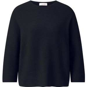 Gebreide Trui - Effen - Knitwear - Ronde Hals - Driekwart Mouw