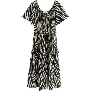 Next Jurk  zwart / wit