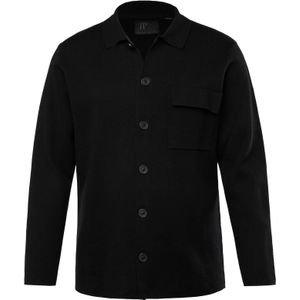 JP1880 Gebreid vest  zwart