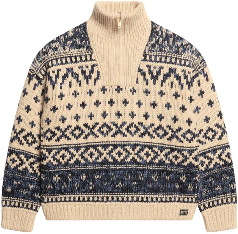 Superdry - W6110560A - Pullover - Beige - Acryl