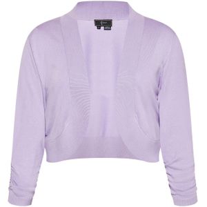 faina Gebreid vest  lavendel