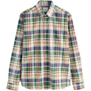 Next Overhemd  beige / navy / geel / watermeloen rood