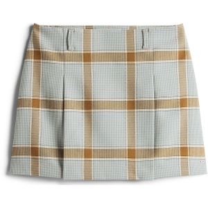 TOMMY HILFIGER Rok  sepia / mintgroen / wit
