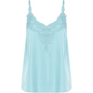 Cream Blouse 'CRAnna'  aqua