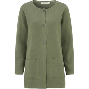 Cellbes of Sweden Gebreid vest  kaki