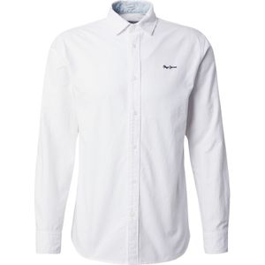 Pepe Jeans Overhemd 'PETER'  navy / wit