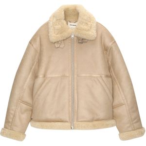 Pull&Bear Winterjas  beige / crème
