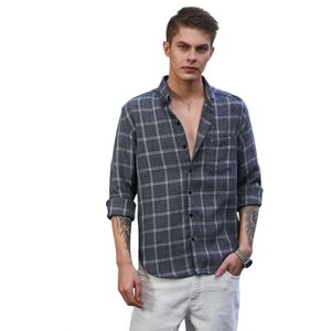 Campus Sutra Overhemd 'Jayleen'  antraciet / lichtgrijs