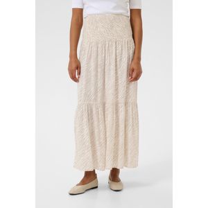 Kaffe Rok  beige / wolwit
