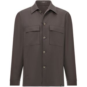 Boggi Milano Tussenjas  chocoladebruin