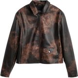 Jack - Multicolor - Bomber - Tie-dye Print - Voorzak - Verstelbare Lussen