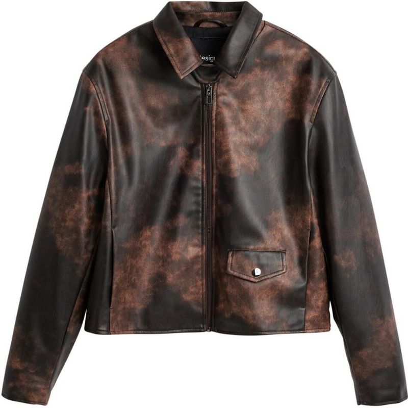 Jack - Multicolor - Bomber - Tie-dye Print - Voorzak - Verstelbare Lussen