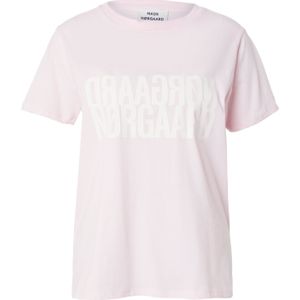 MADS NORGAARD COPENHAGEN Shirt  pastelroze / wit