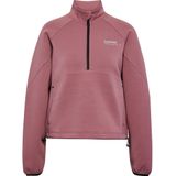 Hummel - hmlTECH FLEECE WOMEN BOXY - Dames Sweatshirt - Halve Rits - Ruime Snit