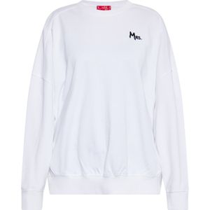 swirly Sweatshirt  zwart / wit