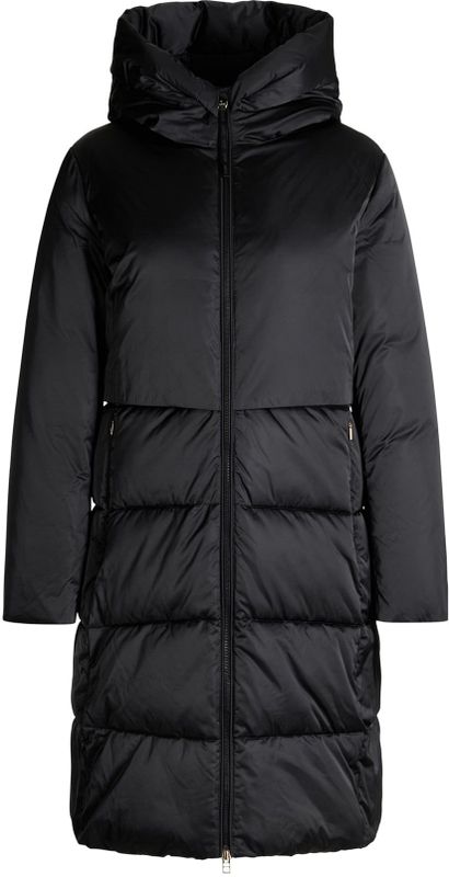 JOOP! - Carmen - Wintermantel - Zwart - Gewatteerd met Capuchon