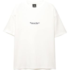 Pull&Bear Shirt  navy / wit