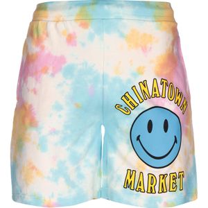 MARKET Broek 'Market Smiley Multi Tie Dye Chinatown'  lichtblauw / geel / oranje / pink / wit