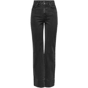 ONLY High Waist Wide Leg Jeans ONLCAMILLE Black Denim