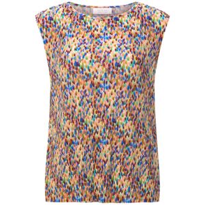 Rich & Royal - Shirttop - Ruby Glow - Mouwloos - Ronde Hals