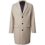 LINDBERGH - Winterjas - Stone Melange - Met Reverskraag en Knoopsluiting