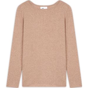 JUST CASHMERE Trui 'Grace'  camel