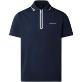 Hackett London - HM5600043 - Tech Polo - Wit - Katoen - Korte Mouwen