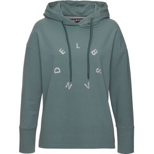 Hoodie - Petrol - Met Capuchon - Logoprint