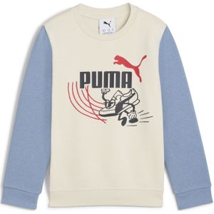 PUMA Sportief sweatshirt 'Little Runners'  opaal / rood / zwart / wolwit