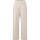 Rich & Royal - Broek - Beige Gemêleerd - Wide Leg - High Waist