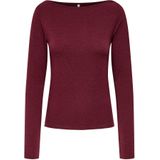 Onlsia - Blouse - Regular Fit - Lange Mouwen - Boot Hals