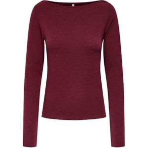 Onlsia - Blouse - Regular Fit - Lange Mouwen - Boot Hals