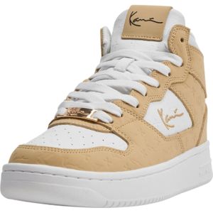 Karl Kani Sneakers hoog  cappuccino / wit