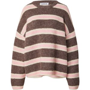 EDITED Trui 'Bailee'  bruin / pink / wit