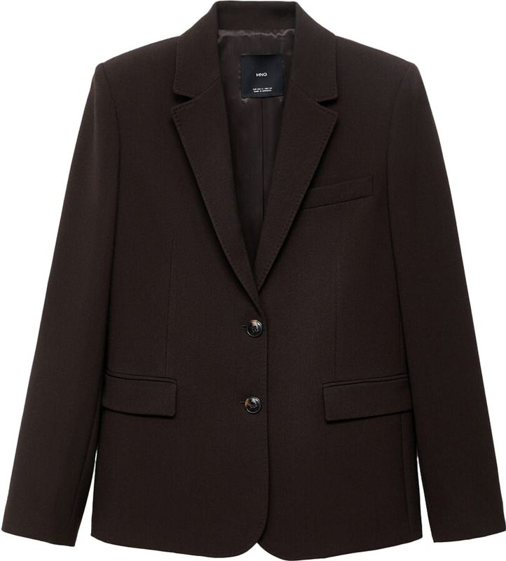 MANGO Blazers 'Bergen'  donkerbruin