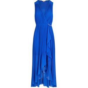MORGAN - Vloeiende Geplooide Maxi-jurk - Blauw - Polyester