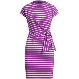 Lauren Ralph Lauren Jurk  donkerlila / wit