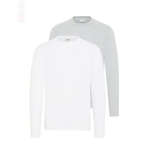 !Solid Sweatshirt ' SDODATTEN '  wit